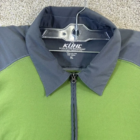 Kuhl Green and Gray Polo Shirt - Picture 2 of 10